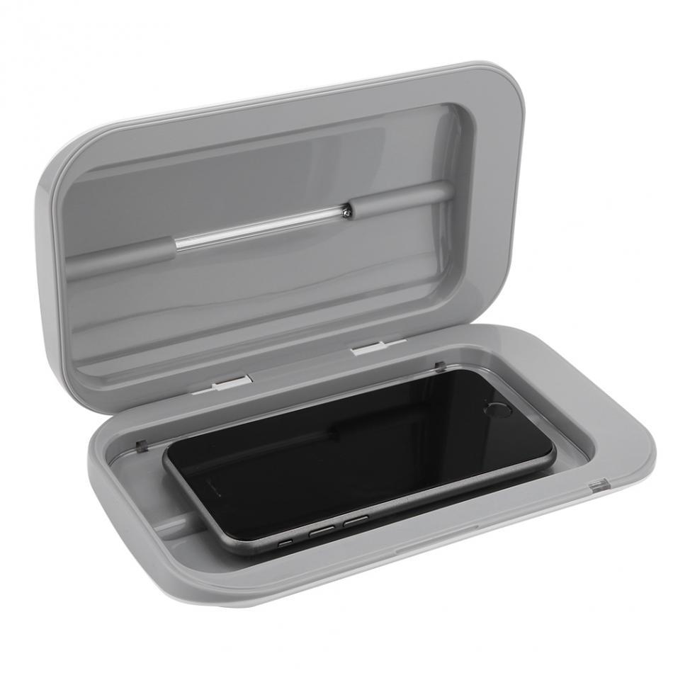 UV telefon sanitizer renser smartphones, nøgler og småting på kun 6 minutter.