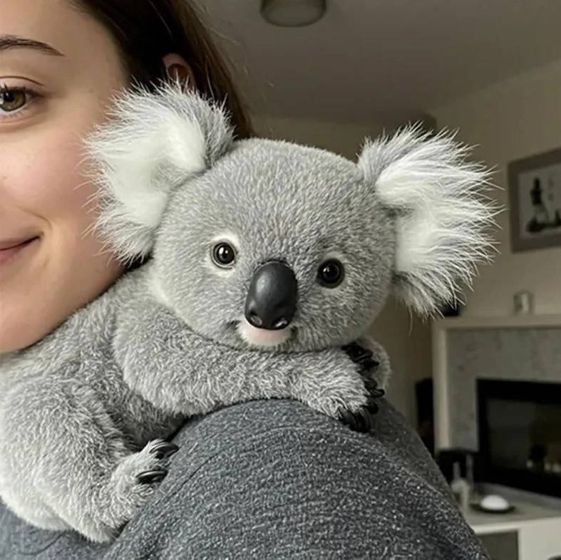 Blød, vægtet koala plysdyr, ideel til stressreduktion og tryghed, en perfekt gaveidé.