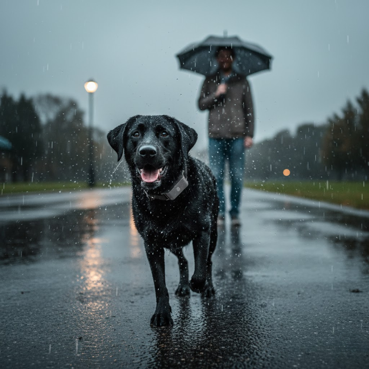 Hold styr på din hund eller kat med dette vandtætte GPS-sporingshalsbånd.