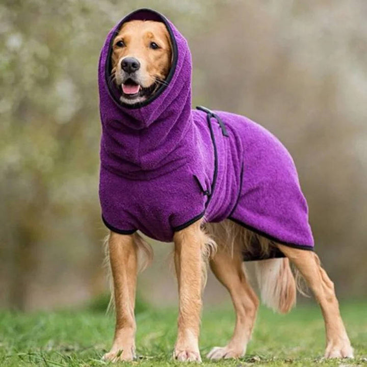 Vinterfrakke til hund; ekstra varmt og vandtæt hundetøj med høj komfort til udendørs eventyr.