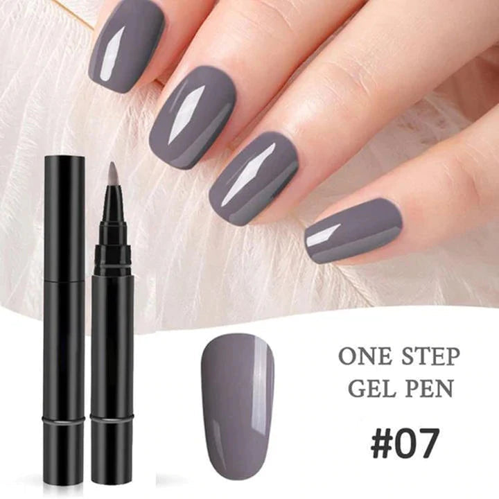Oplev nem påføring og langtidsholdbarhed med VelvetAura Gel Pen. Perfekt til hjemmemanicure.