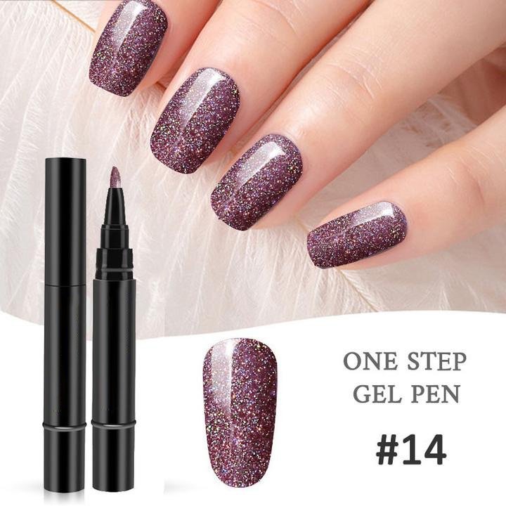 Ideel gelpen for kvinders negle. VelvetAura sikrer en langtidsholdbar og nem hjemmemanicure.