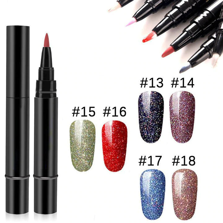 Skab dit eget neglesalon-look med VelvetAura Gel Pen. Smukke, holdbare gelnegle nemt.