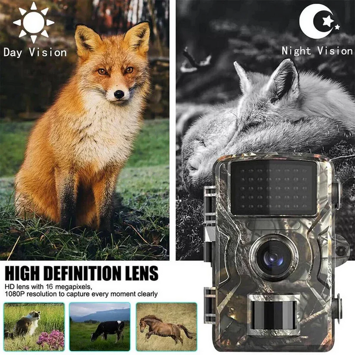 Vejrbestandigt vildtkamera Nature Vision Observer til udendørs overvågning af dyreliv.