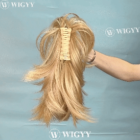 Justerbar hår wrap til kvinder, giver naturligt look og glamour styling med volumen.