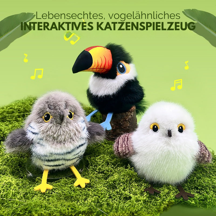 WhisperBird interaktiv fuglefigur. Naturinspireret borddekoration skaber ro og hygge i hjemmet.