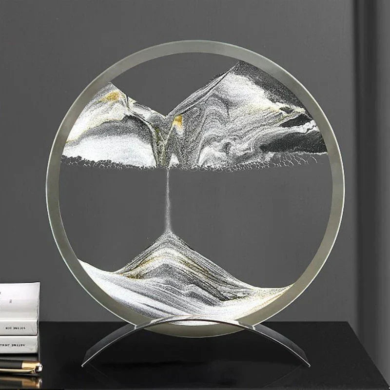 Elegant gaveide: ZenGlow bevægelig sandkunst bordlampe til det moderne hjem.